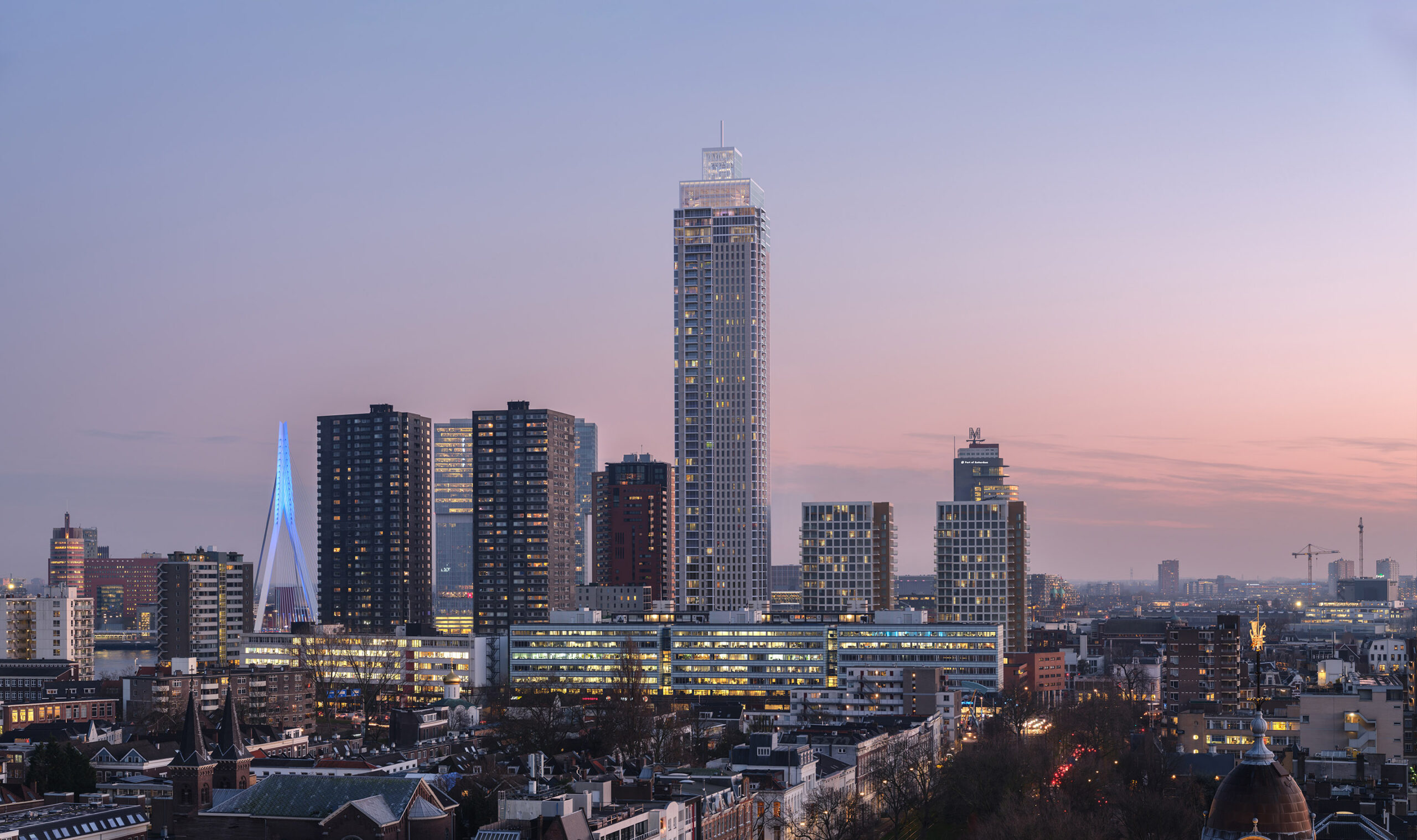 De Zalmhaven in Rotterdam